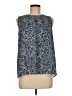 Gap 100% Polyester Blue Sleeveless Blouse Size M - photo 1