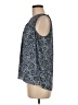 Gap 100% Polyester Blue Sleeveless Blouse Size M - photo 5