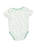 Little Beginnings Print Green Short Sleeve Onesie Size 3-6 mo - photo 2