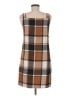 Unbranded Plaid Brown Casual Dress Size M - photo 2