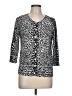 AB Studio 100% Cotton Silver Cardigan Size L - photo 1