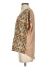 Camaieu Gold Short Sleeve Blouse Size S - photo 5