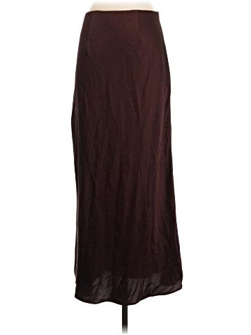 Madewell Satin Maxi Slip Skirt (view 2)