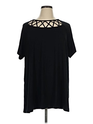 White Mark Short Sleeve Top (view 1)