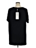 White Mark Black Short Sleeve Top Size 3XL - photo 2