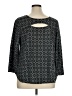 Valerie Stevens Black 3/4 Sleeve Blouse Size XL - photo 2
