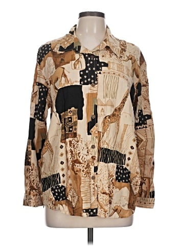 Travelsmith Long Sleeve Button-Down Shirt (view 1)