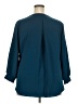 Alfani 100% Polyester Teal 3/4 Sleeve Blouse Size 2X - photo 2