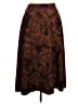 Karin Stevens Paisley Brown Formal Skirt Size 14 Petite - photo 1