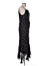 Evan Picone 100% Viscose Polka Dots Black Cocktail Dress Size M (estimated) - photo 4