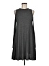 Elan Solid Gray Casual Dress Size M - photo 1