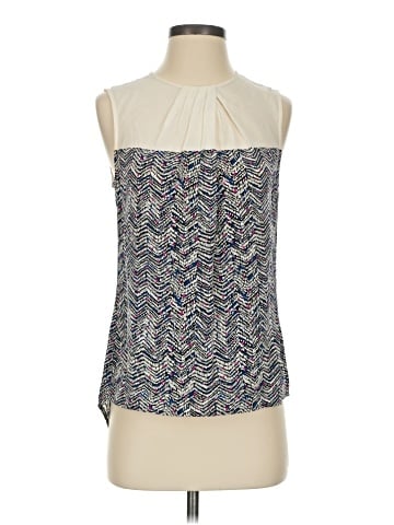 Trina Turk Sleeveless Silk Top (view 1)