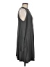 Elan Solid Gray Casual Dress Size M - photo 4