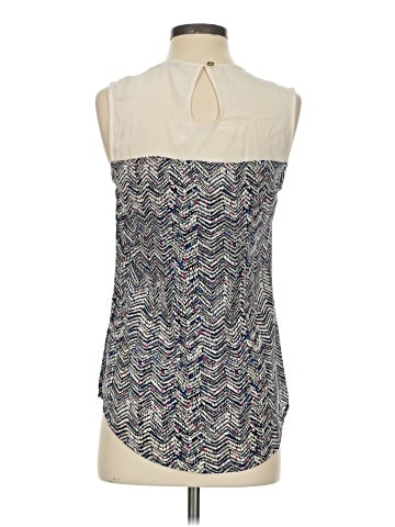 Trina Turk Sleeveless Silk Top (view 2)