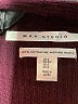 Max Studio 100% Merino Burgundy Wool Cardigan Size S - photo 7