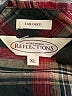 Northern Reflections Plaid Red Long Sleeve Blouse Size XL - photo 7