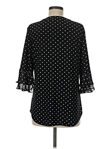 Black Label by Evan Picone 3/4 Sleeve T-Shirt (view 2)