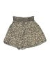 H&M 100% Viscose Animal Print Gold Shorts Size S - photo 2