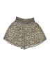 H&M 100% Viscose Animal Print Gold Shorts Size S - photo 1
