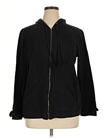 Zenergy by Chico's Zip Up Hoodie (view 1)