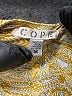 Cope 100% Polyester Paisley Gold Casual Dress Size M - photo 4