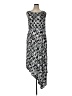 Apt. 9 Print Black Casual Dress Size 1X - photo 1