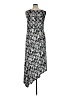 Apt. 9 Print Black Casual Dress Size 1X - photo 2