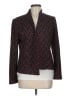 Kasper Chevron-herringbone Burgundy Blazer Size 6 - photo 1