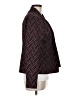 Kasper Chevron-herringbone Burgundy Blazer Size 6 - photo 4