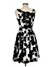 I.N. Studio Graphic Black Cocktail Dress Size 6 - photo 2