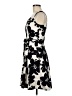 I.N. Studio Graphic Black Cocktail Dress Size 6 - photo 5