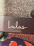 Lulus 100% Polyester Floral Black Casual Dress Size S - photo 9