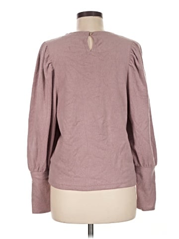 Madewell Brushed Puff-Sleeve Top (view 2)