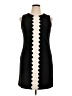Taylor Chevron-herringbone Black Cocktail Dress Size 14 - photo 1