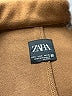 Zara 100% Polyester Brown Coat Size S - photo 6