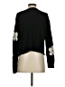 Oxford Circus 100% Acrylic Floral Black Pullover Sweater Size S - photo 2