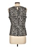 Calvin Klein Leopard Print Ivory Sleeveless Blouse Size L (petite) - photo 2