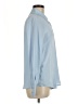 MNG 100% Polyester Solid Blue Long Sleeve Blouse Size 6 - photo 4