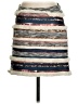 Moulinette Soeurs Stripes Blue Denim Skirt Size 2 - photo 1