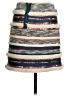 Moulinette Soeurs Stripes Blue Denim Skirt Size 2 - photo 2