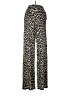 H&M 100% Viscose Animal Print Brown Casual Pants Size XS - photo 1