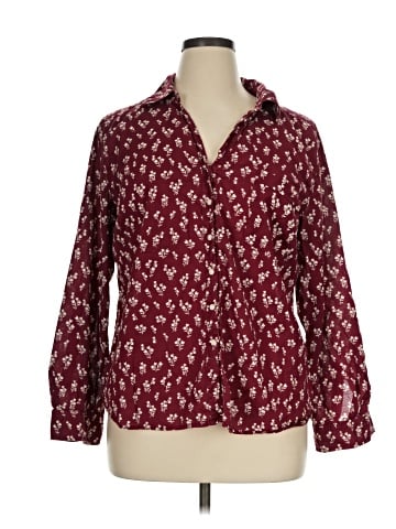 Style&Co 3/4 Sleeve Button-Down Shirt (view 1)