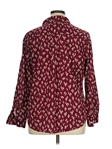 Style&Co 3/4 Sleeve Button-Down Shirt (view 2)