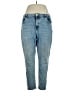 Primark Solid Blue Jeans Size 14 - photo 1
