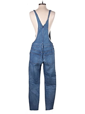 Madewell Skinny Overalls in Kemp Wash (view 2)
