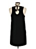 Very J 100% Polyester Solid Black Casual Dress Size M - photo 2