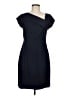 J.Crew 100% Wool Solid Blue Casual Dress Size 6 - photo 1