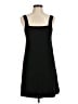 MNG Solid Black Casual Dress Size M - photo 1