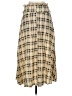 Shein 100% Polyester Plaid Tan Casual Skirt Size 8 - 10 - photo 2