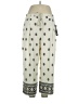 NYCC 100% Polyester Print Ivory Casual Pants Size XL - photo 1